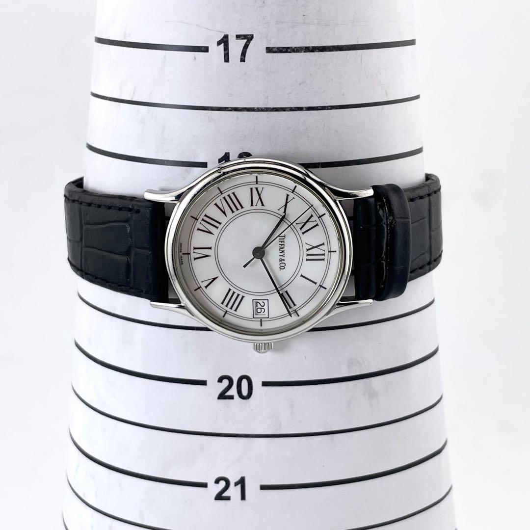 TIFFANY 9N0297726 メンズ腕時計 — クォーツ、シルバーホワイト