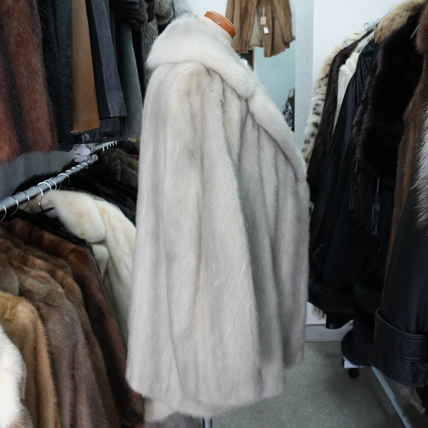 Sapphire Mink Jacket - Genuine Vintage Fur From Japan