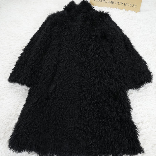 Mongolian Lamb Fur Reversible Coat - Genuine Vintage Fur From Japan