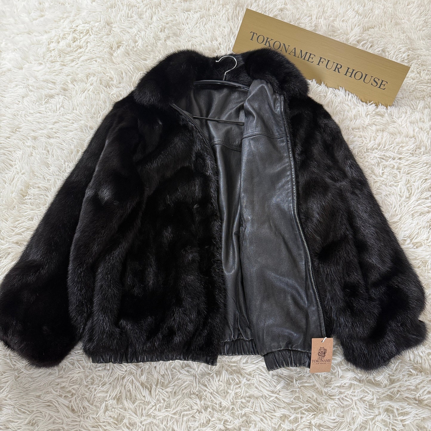 Reversible Mink Zip Jacket UnisexAdult Vintage Fur Japan