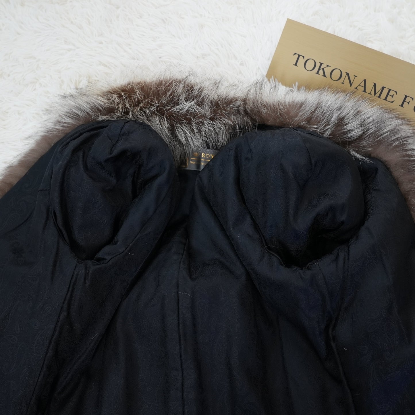 Silver Fox Coat - Royal SAGA MINK Vintage Fur Japan