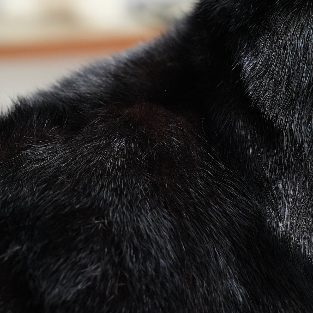 Dark Mink Fur Coat - Genuine Vintage Fur From Japan