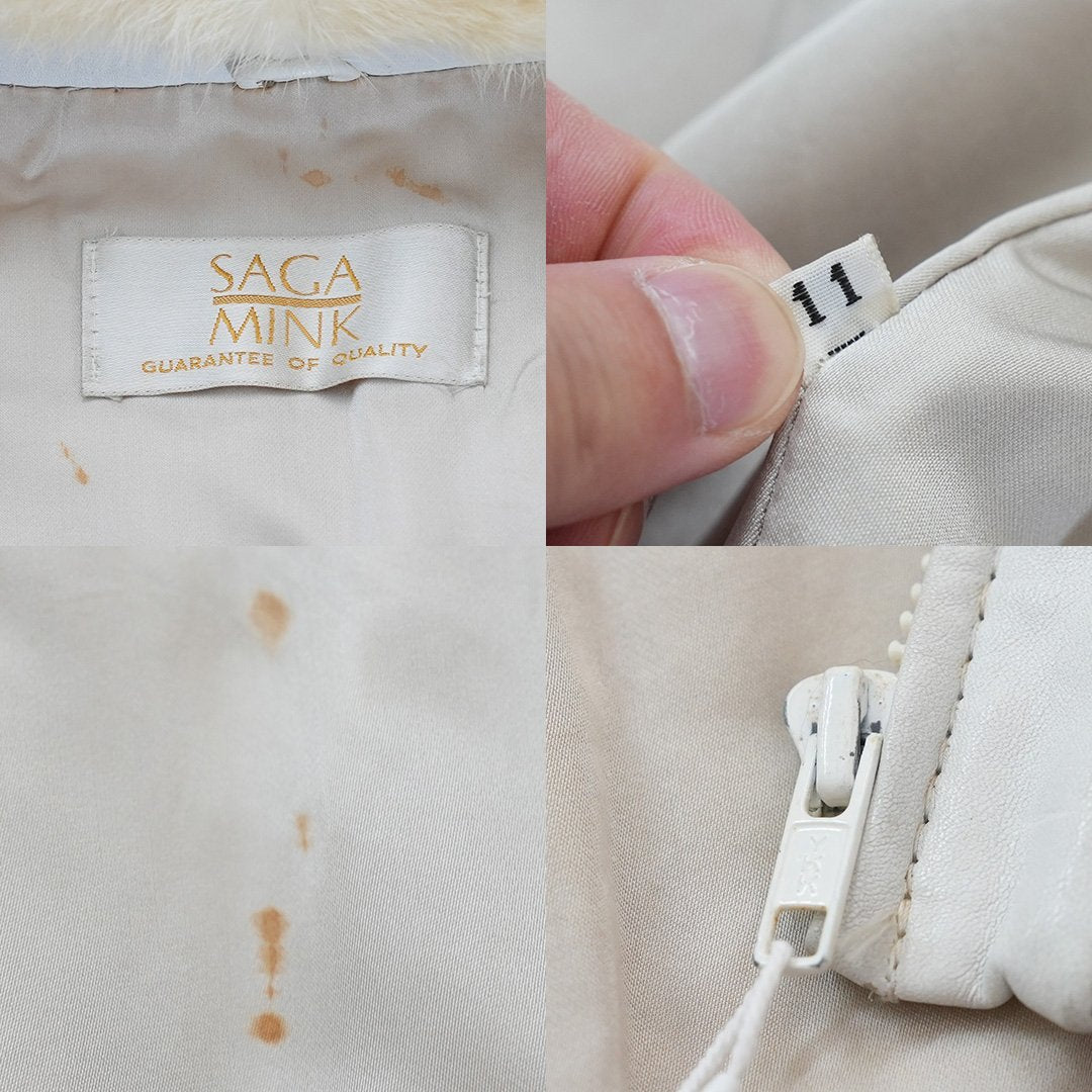 Cross Mink Zip Jacket - SAGA MINK