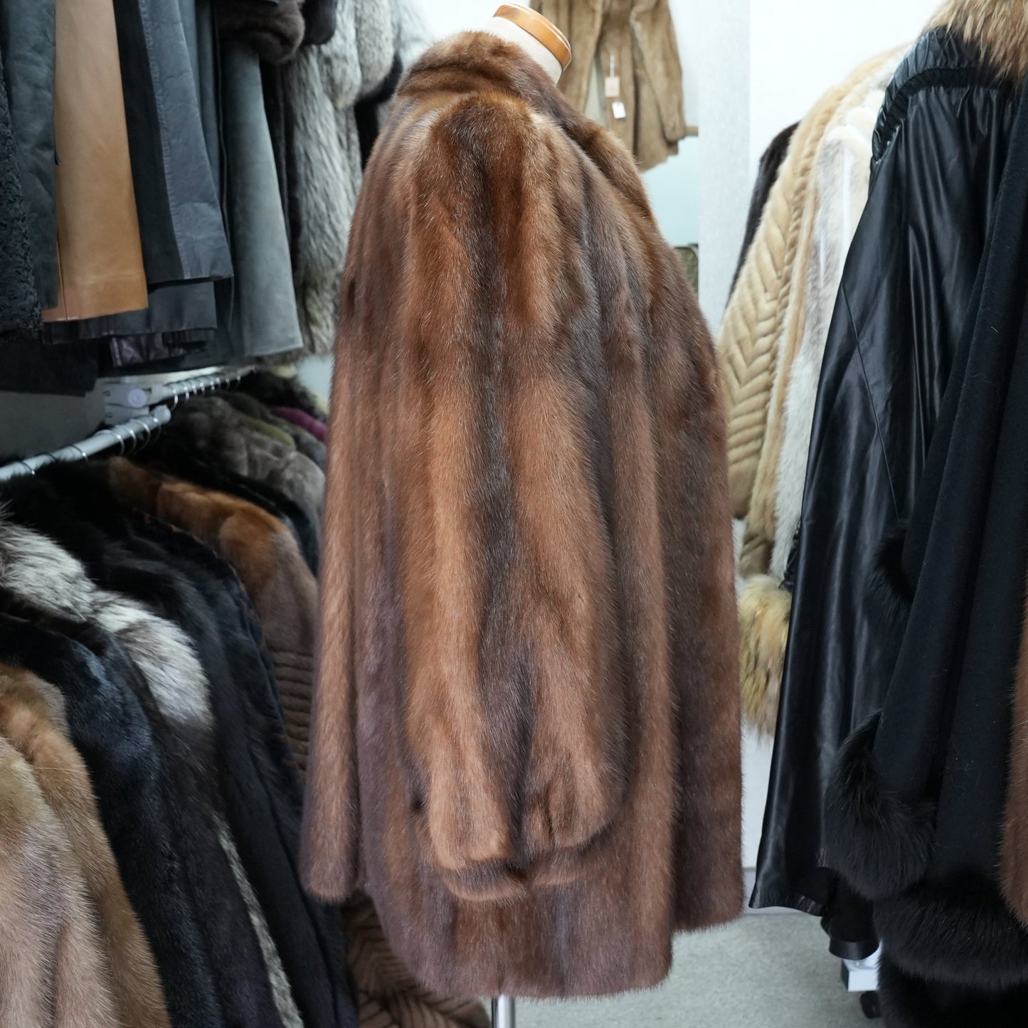 Demi Buff Mink Jacket SAGA MINK - Genuine Vintage Fur From Japan