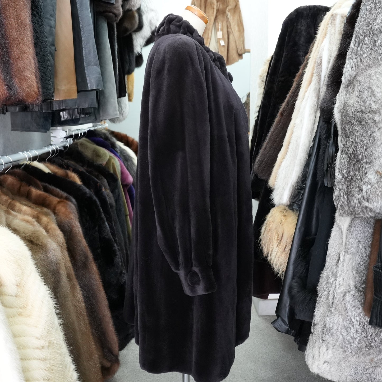 Shaved Mink Long Coat SAGA MINK - Genuine Vintage Fur From Japan