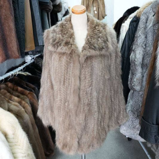 Sable Cape Very Soft - Genuine Vintage Fur From Japan