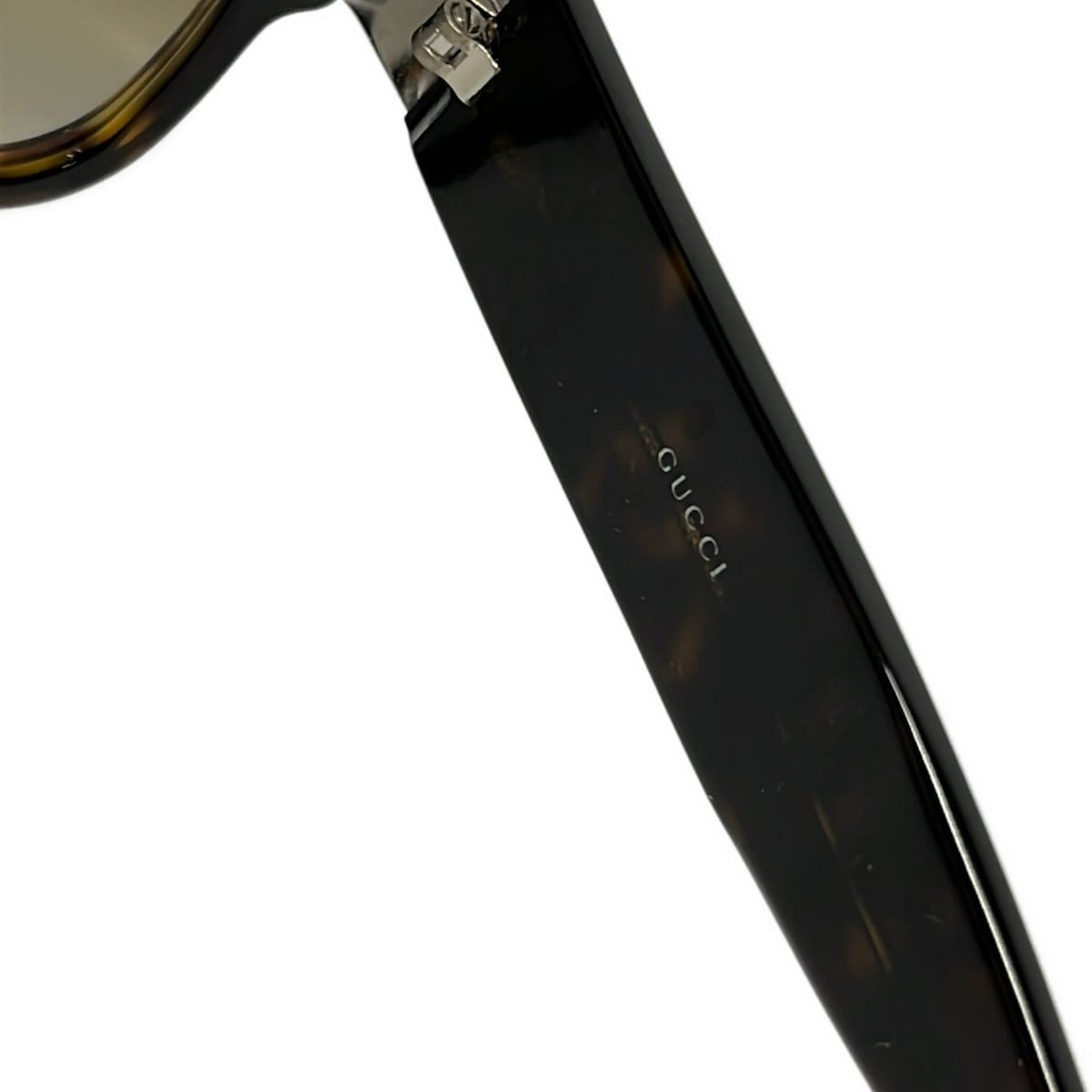 GUCCI GG1594/S サングラス — ダークブラウン＆シルバー