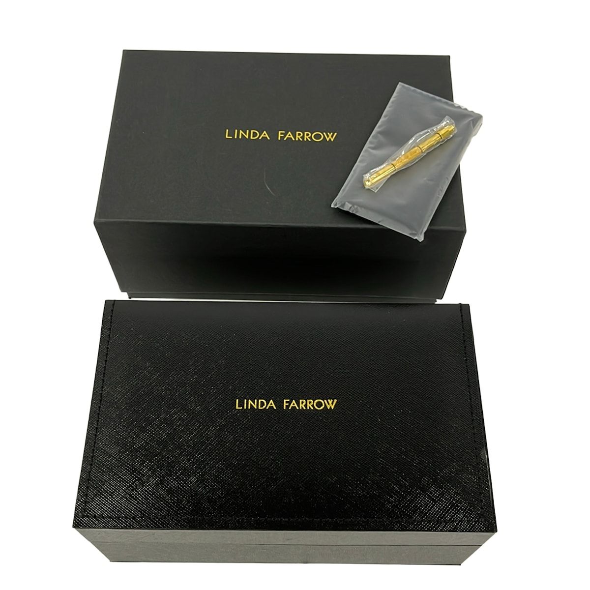 Linda Farrow 太阳镜 — 银色与深灰色