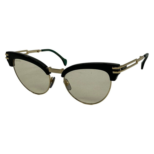 GUCCI GG1227S 太阳镜 — 黑色、金色、浅棕色