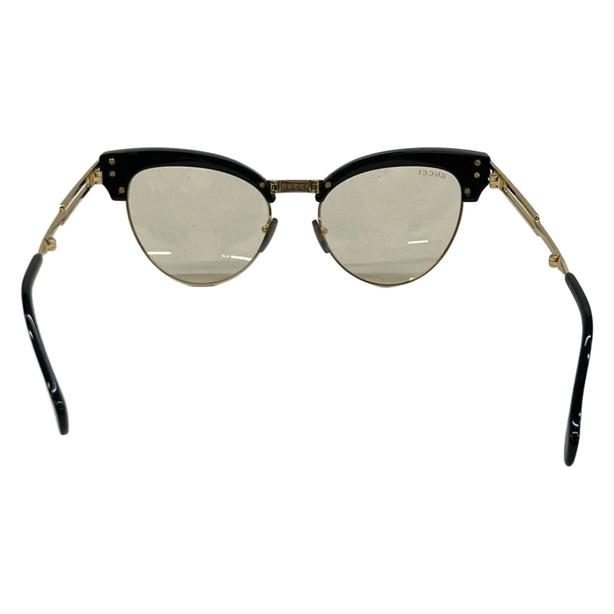 GUCCI GG1227S サングラス — ブラック、ゴールド、ライトブラウン