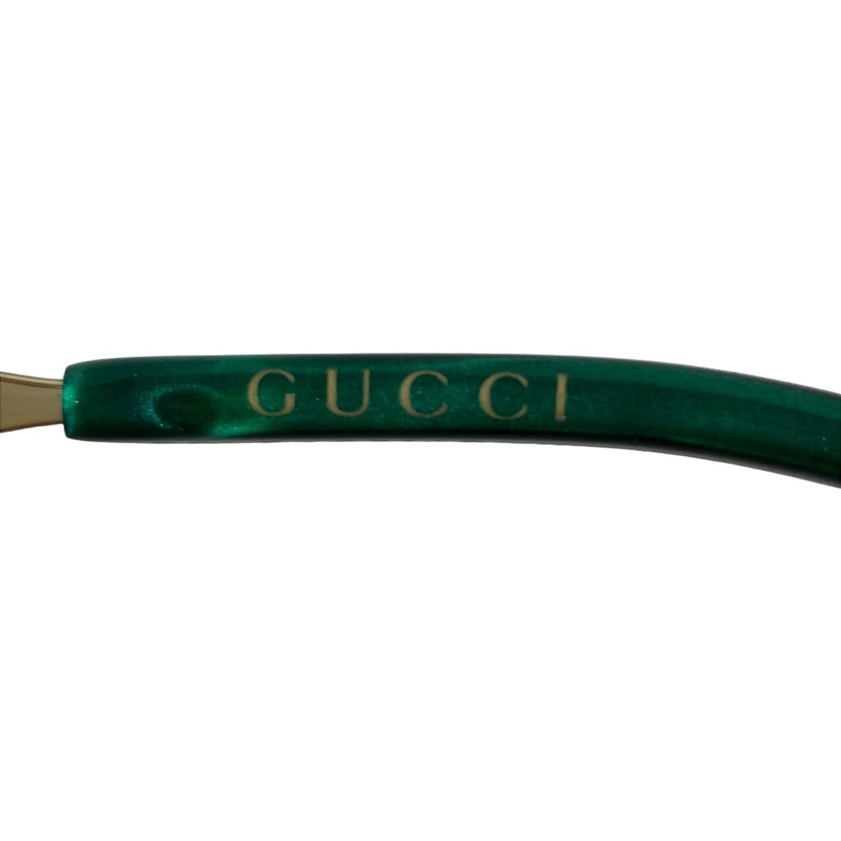 GUCCI GG1227S サングラス — ブラック、ゴールド、ライトブラウン