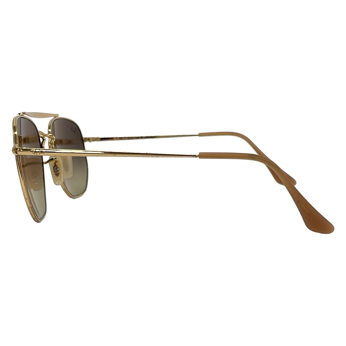 Ray Ban RB3648 サングラス — ブラック、ゴールド、ピンクベージュ