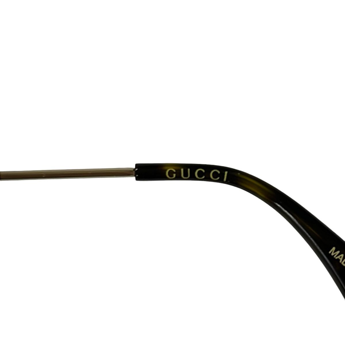 GUCCI GG0061S 太阳镜 — 深灰色/金色多色