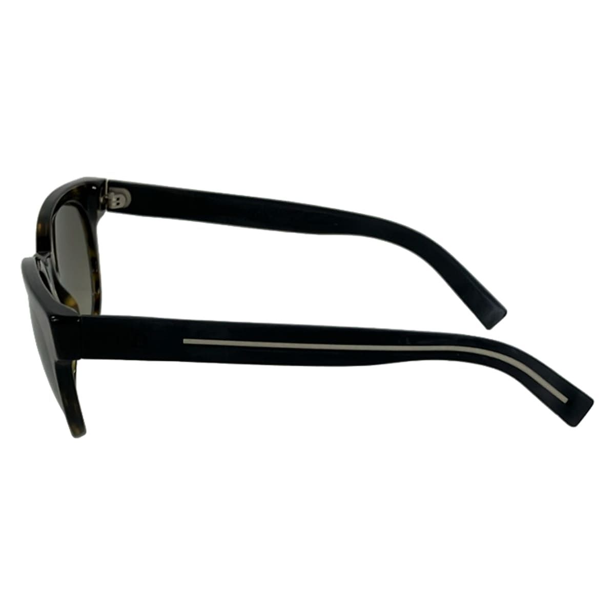 Dior Homme QCX08AZ2DL サングラス — ブラック＆ダークブラウン