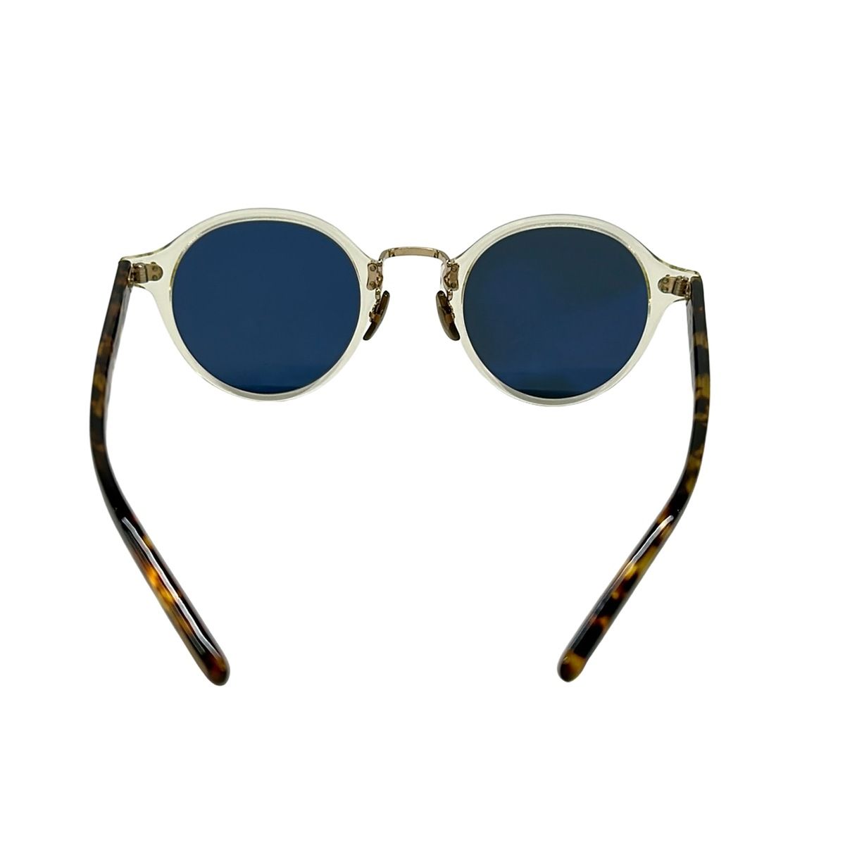 OLIVER PEOPLES サングラス — ネイビー、アイボリー、ダークブラウン