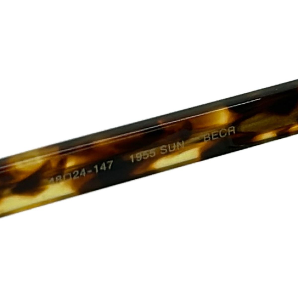 OLIVER PEOPLES サングラス — ネイビー、アイボリー、ダークブラウン