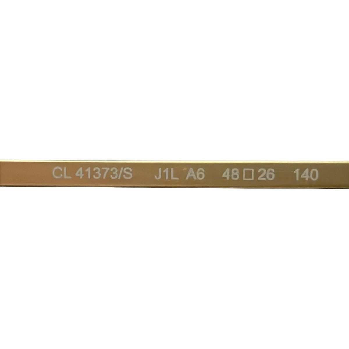 CELINE CL41373/S 太阳眼镜 — 深棕色与金色