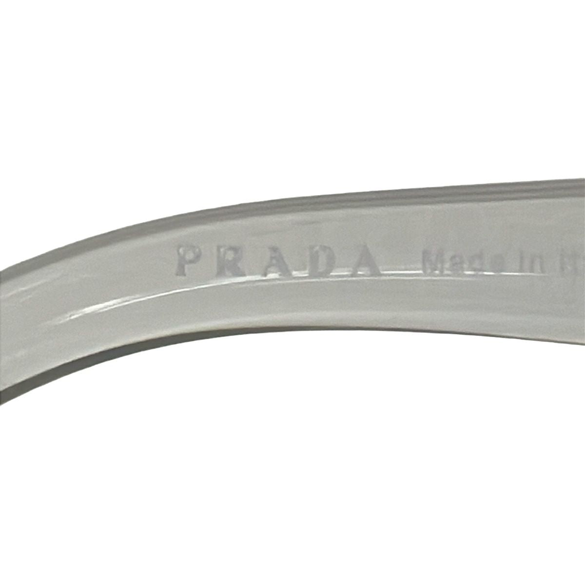 PRADA SPR19M サングラス — ライトグレー＆クリア