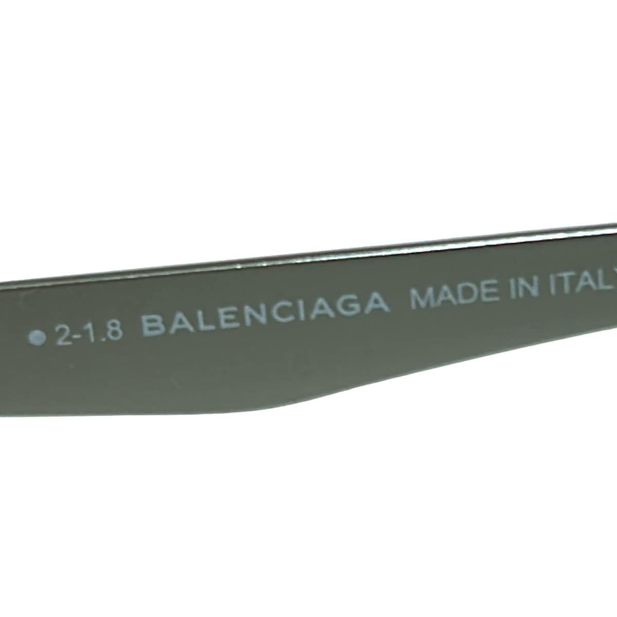 BALENCIAGA BA5041-F 太阳镜 — 透明、卡其色、银色