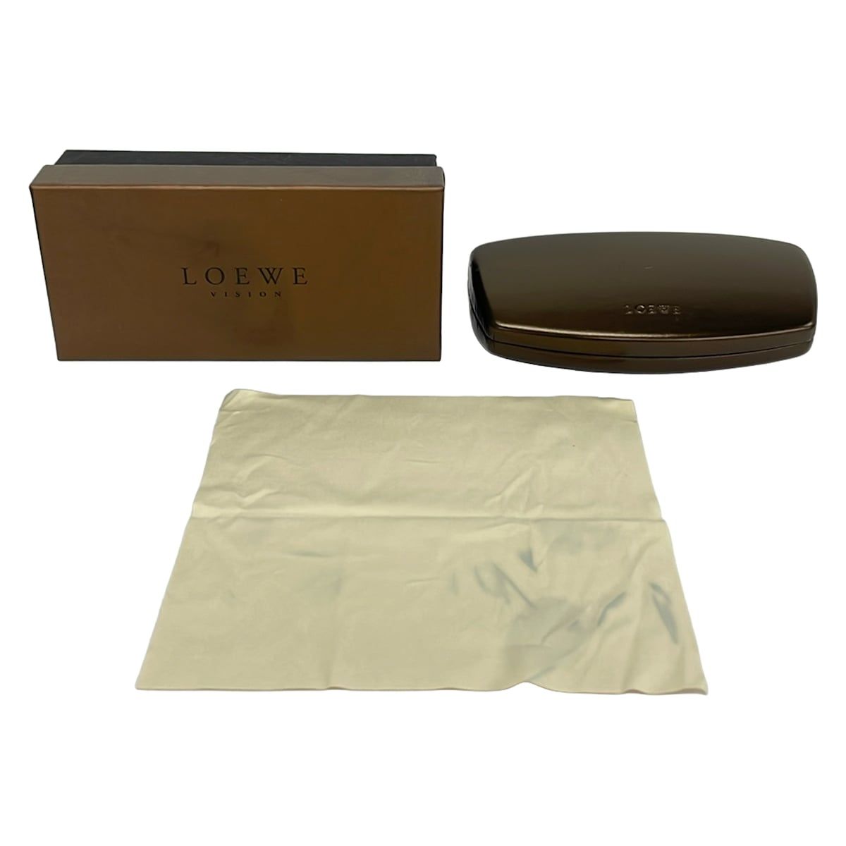 LOEWE サングラス SLW581 — ダークグレー＆ブラック