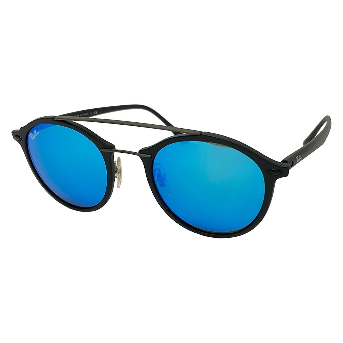 Ray Ban RB4266 サングラス — ブルー＆ブラック ミラーレンズ