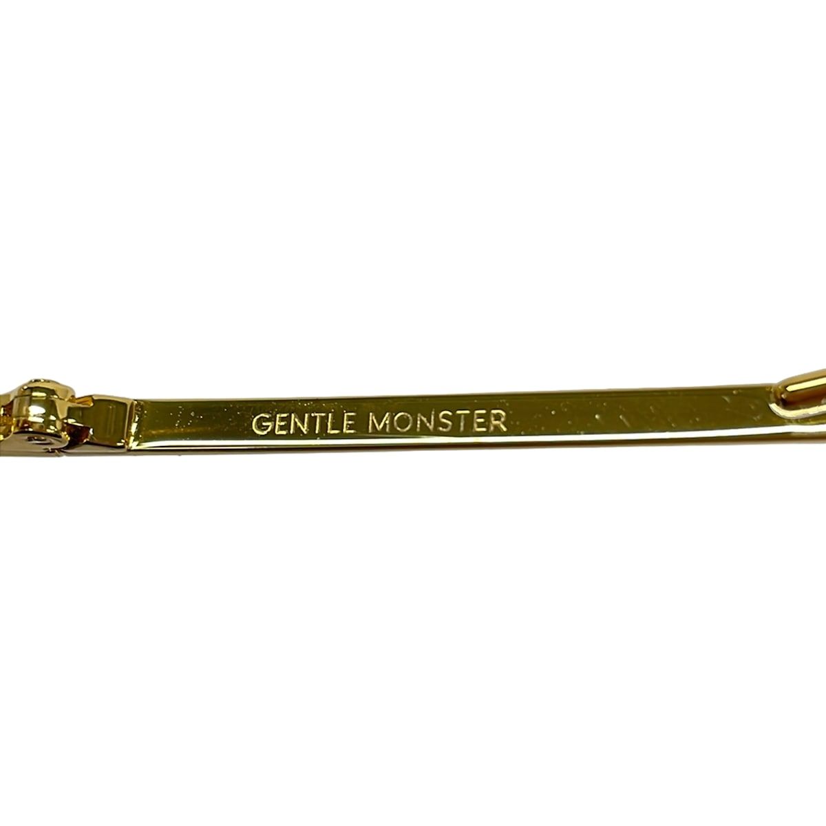 GENTLE MONSTER サングラス — ボルドー＆ゴールド
