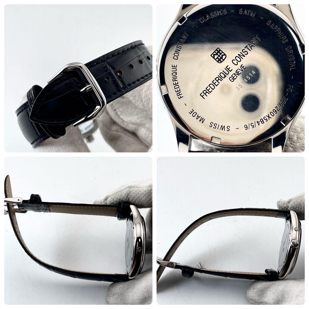 FREDERIQUE CONSTANT 3514514 男士腕表 — 石英，黑色/银色