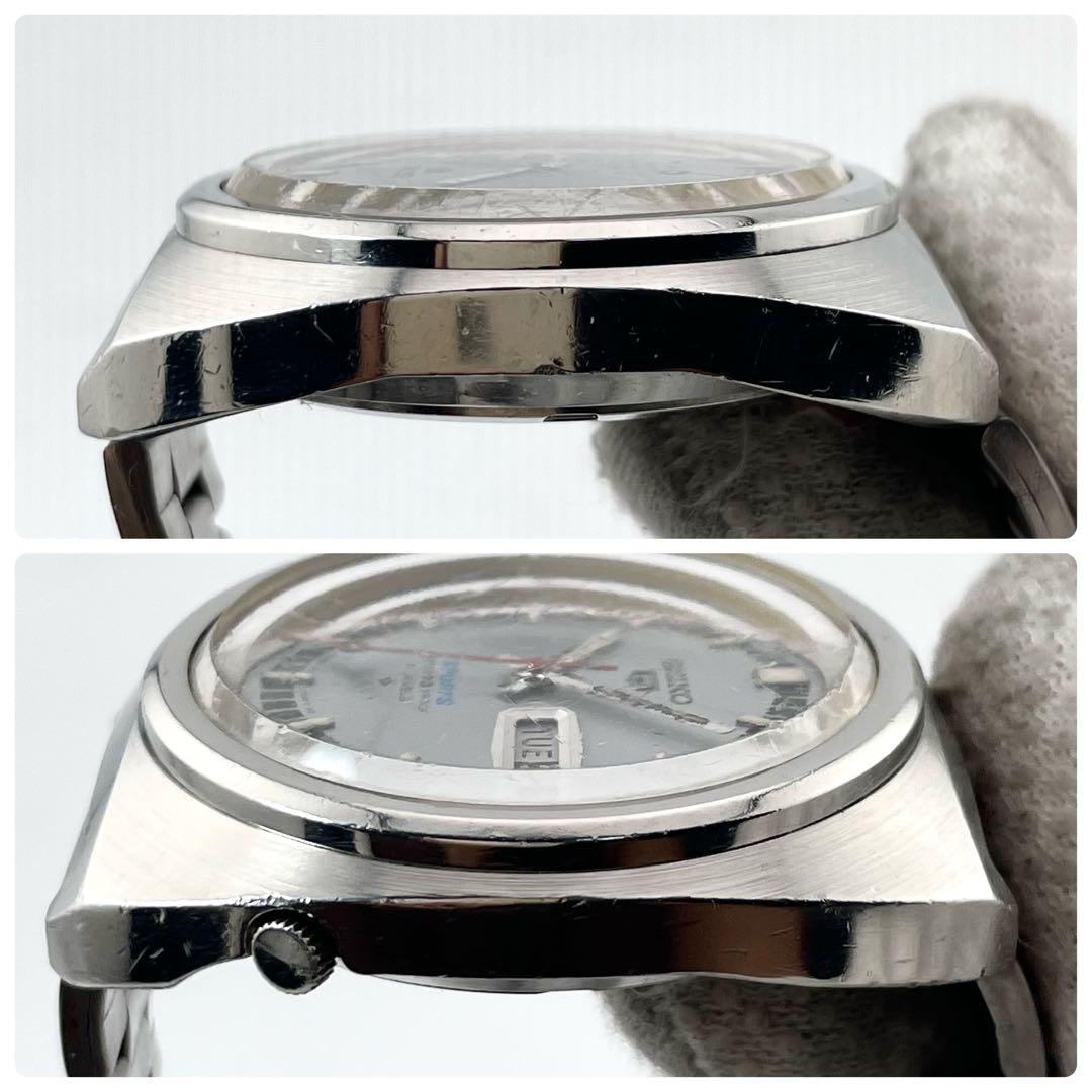 SEIKO 5 6119-8130 腕時計 — 自動巻き、シルバー、メンズ