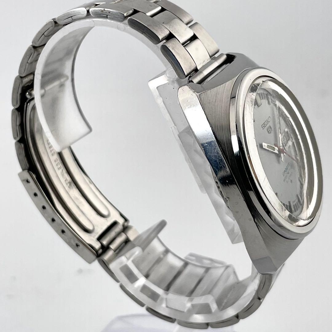 SEIKO 5 6119-8130 腕時計 — 自動巻き、シルバー、メンズ
