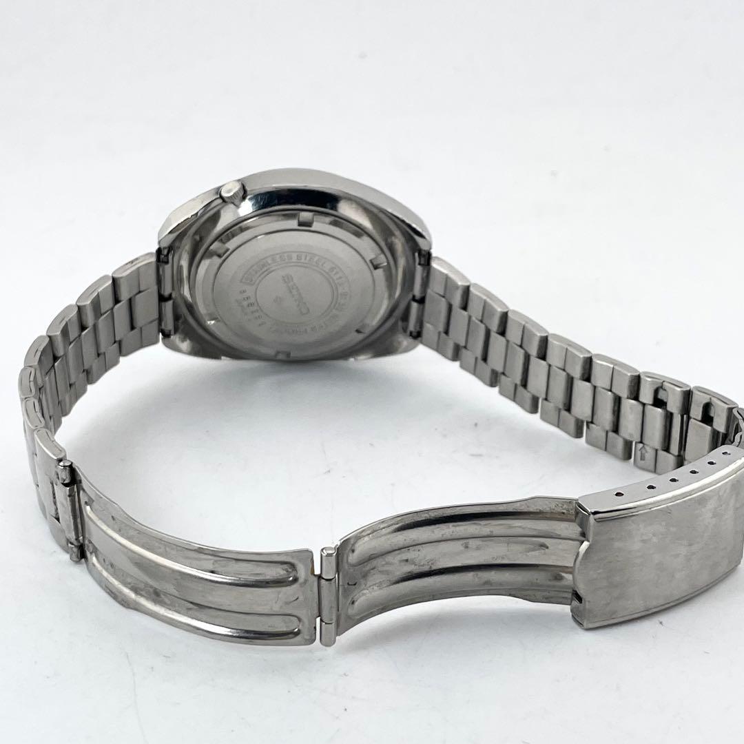 SEIKO 5 6119-8130 腕時計 — 自動巻き、シルバー、メンズ