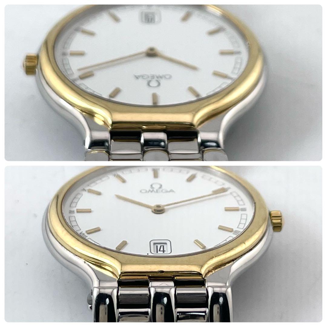 OMEGA デ・ヴィル メンズ ウォッチ — クォーツ、ゴールド・シルバー