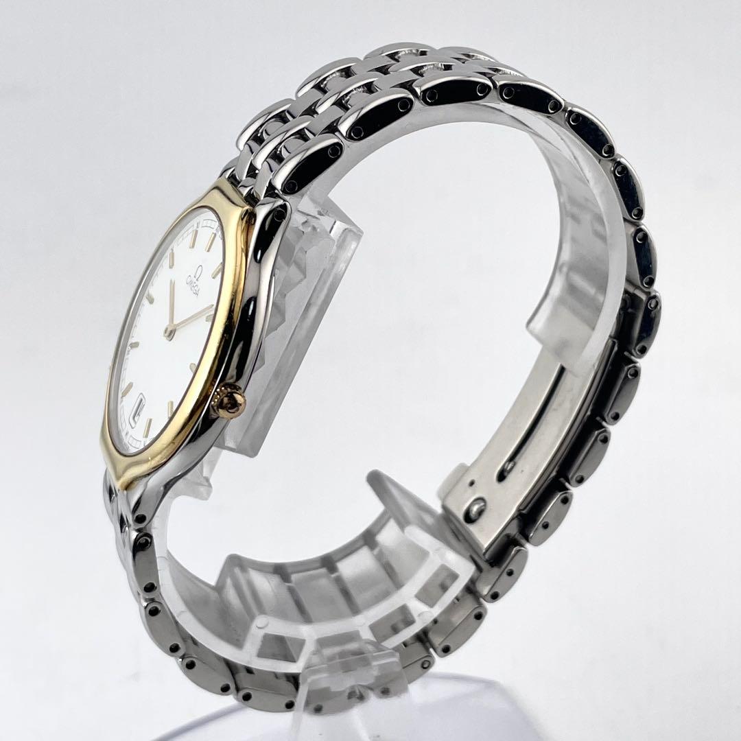OMEGA デ・ヴィル メンズ ウォッチ — クォーツ、ゴールド・シルバー