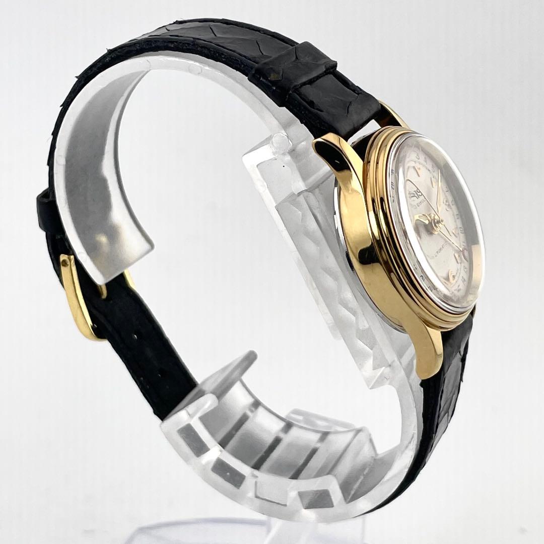 ORIS 574 女士腕表 — 自动上链，金色表盘，不锈钢