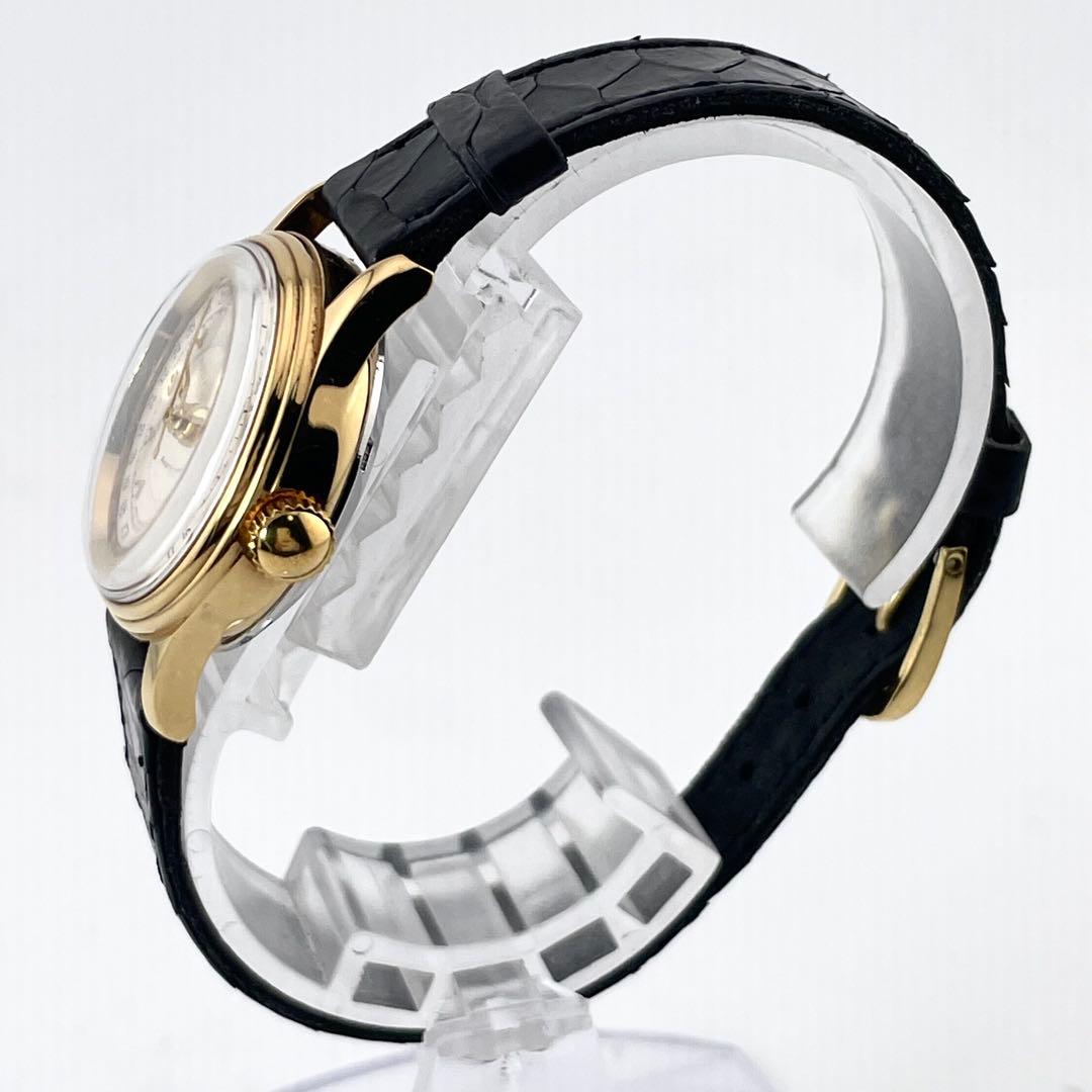 ORIS 574 女士腕表 — 自动上链，金色表盘，不锈钢