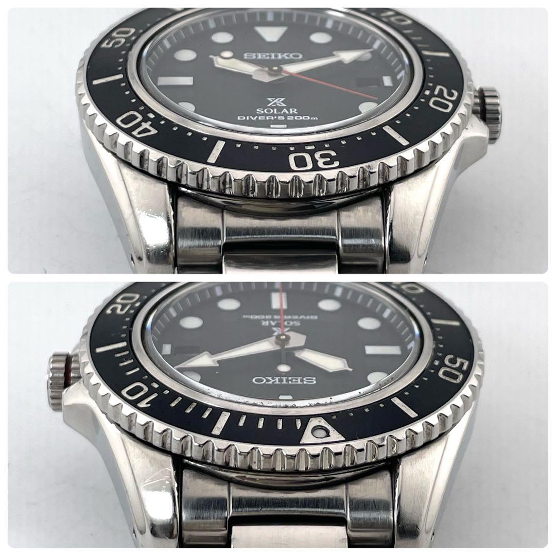 SEIKO PROSPEX 男士潜水表 — 石英，黑/银