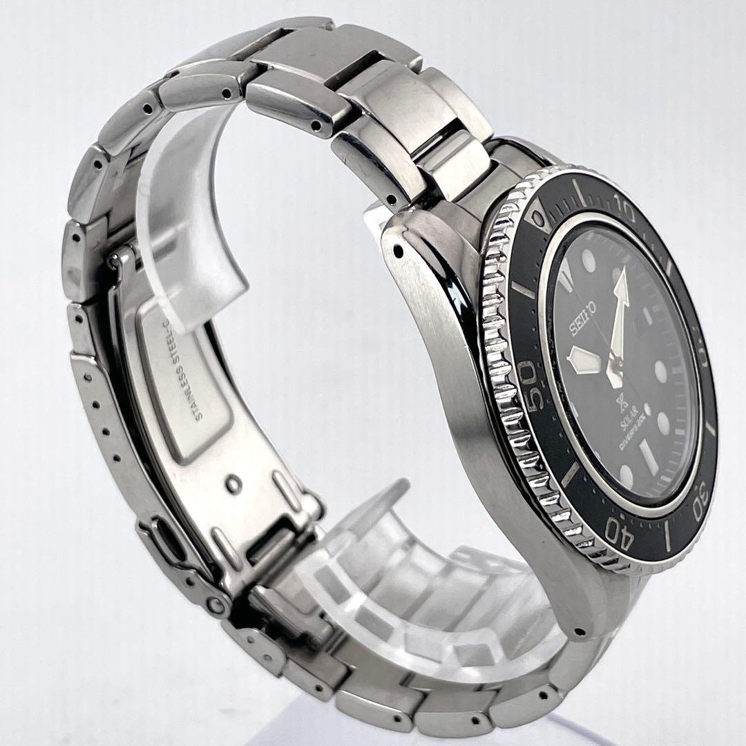 SEIKO PROSPEX 男士潜水表 — 石英，黑/银