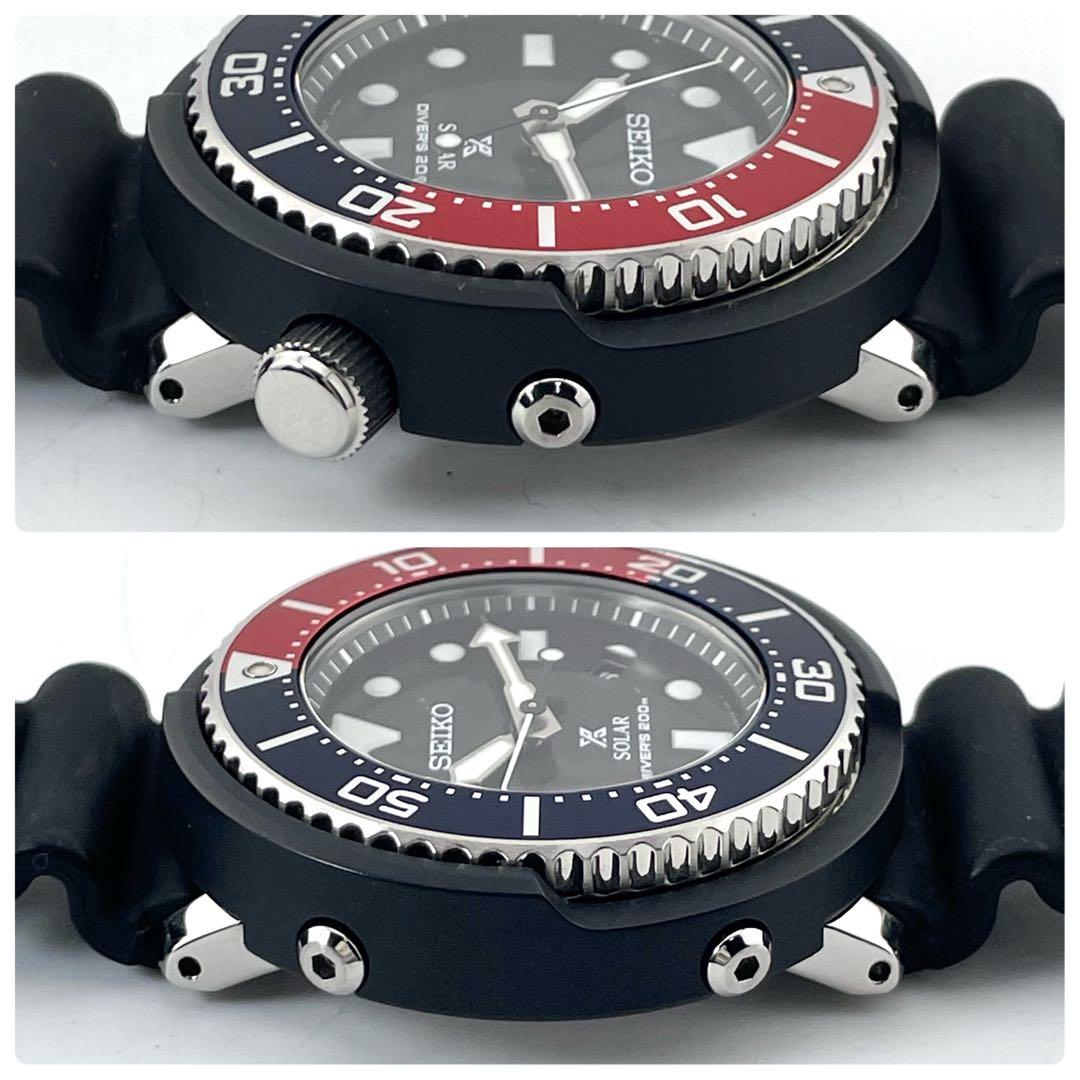 SEIKO V147-0AZ0 Prospex 潜水表 — 石英，黑/蓝/红，男士