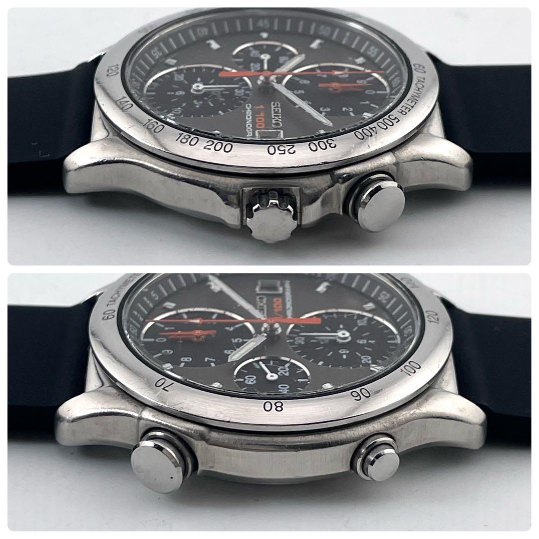 SEIKO スピードマスター ウォッチ — クォーツ、ブラックグレー、メンズ
