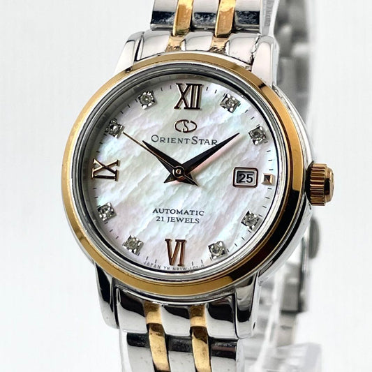 ORIENT STAR WZ0441NR 女士腕表 — 自动上链，金银双色