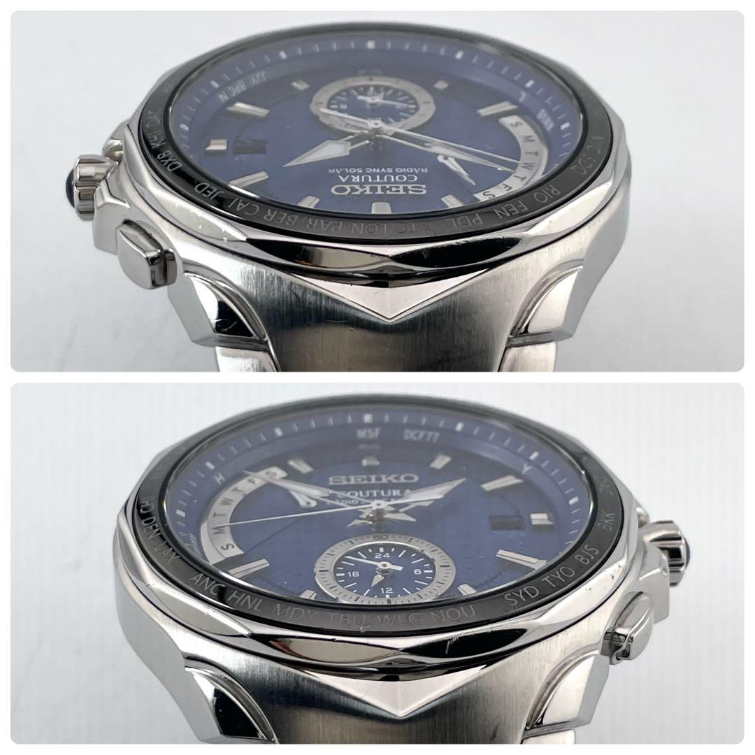SEIKO 8B63-0AK0 クロノグラフ腕時計 — クォーツ、ステンレススチール、メンズ