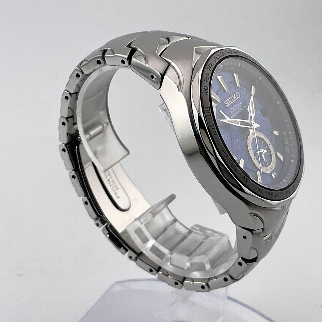 SEIKO 8B63-0AK0 クロノグラフ腕時計 — クォーツ、ステンレススチール、メンズ