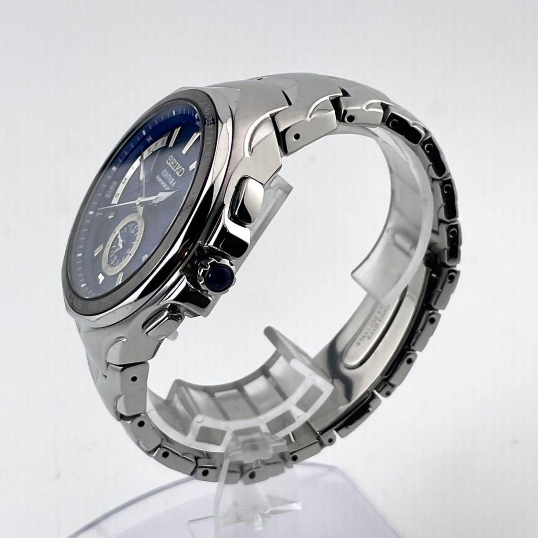 SEIKO 8B63-0AK0 クロノグラフ腕時計 — クォーツ、ステンレススチール、メンズ