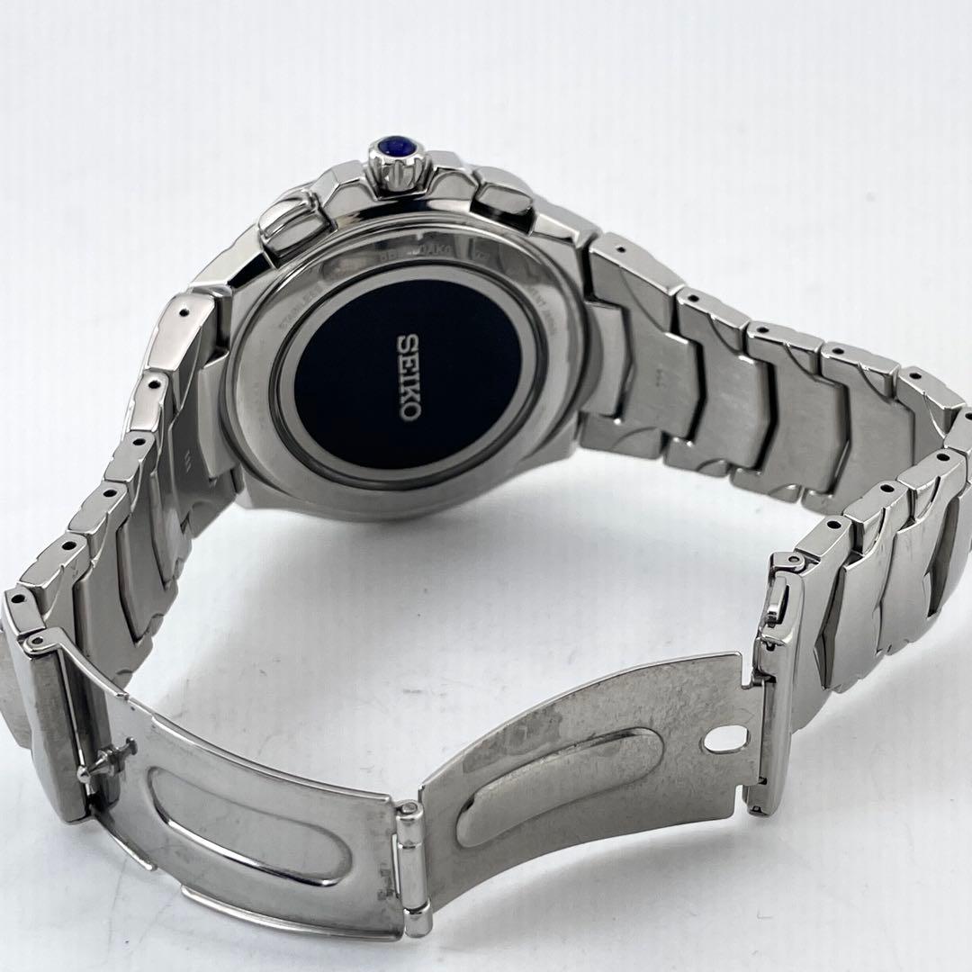 SEIKO 8B63-0AK0 クロノグラフ腕時計 — クォーツ、ステンレススチール、メンズ