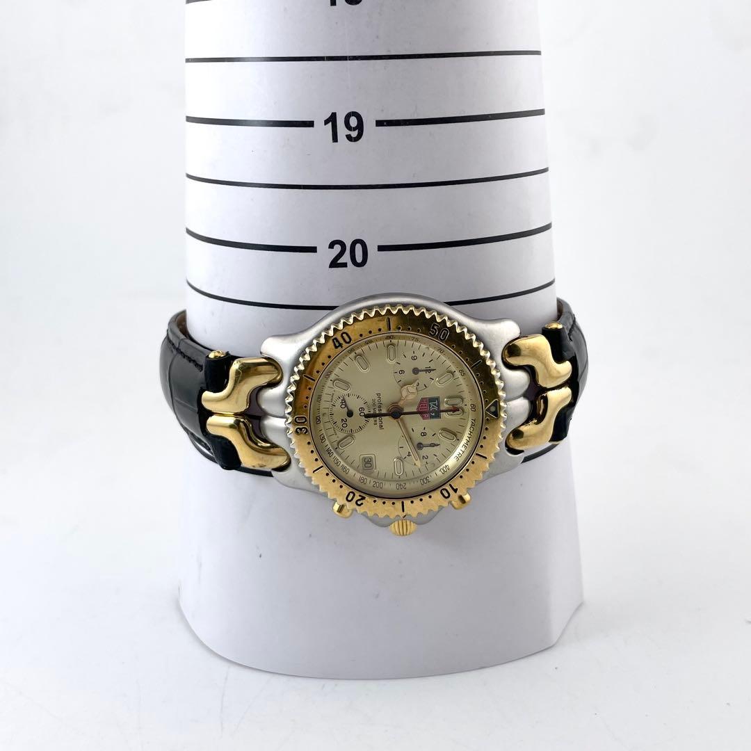 TAG HEUER S35.406 メンズ腕時計 — クォーツ、ゴールド ブラック シルバー