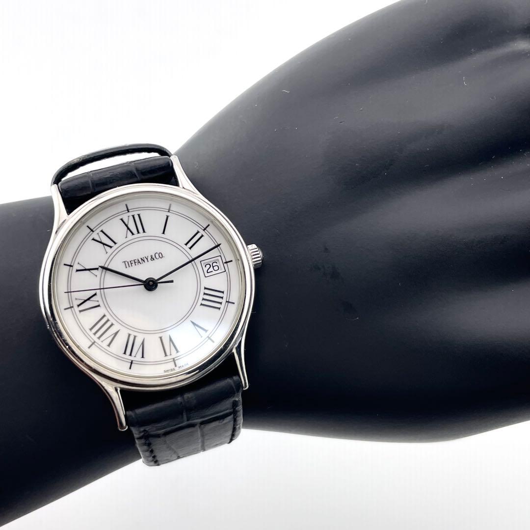 TIFFANY 9N0297726 メンズ腕時計 — クォーツ、シルバーホワイト