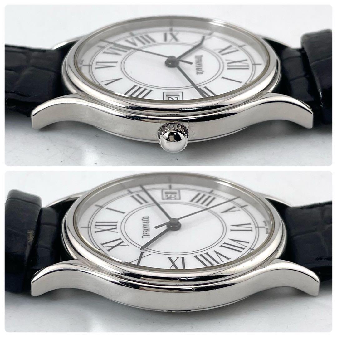 TIFFANY 9N0297726 メンズ腕時計 — クォーツ、シルバーホワイト
