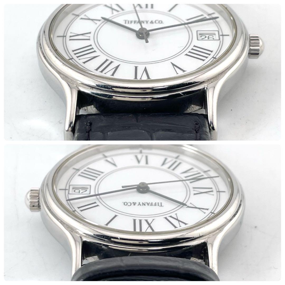TIFFANY 9N0297726 メンズ腕時計 — クォーツ、シルバーホワイト