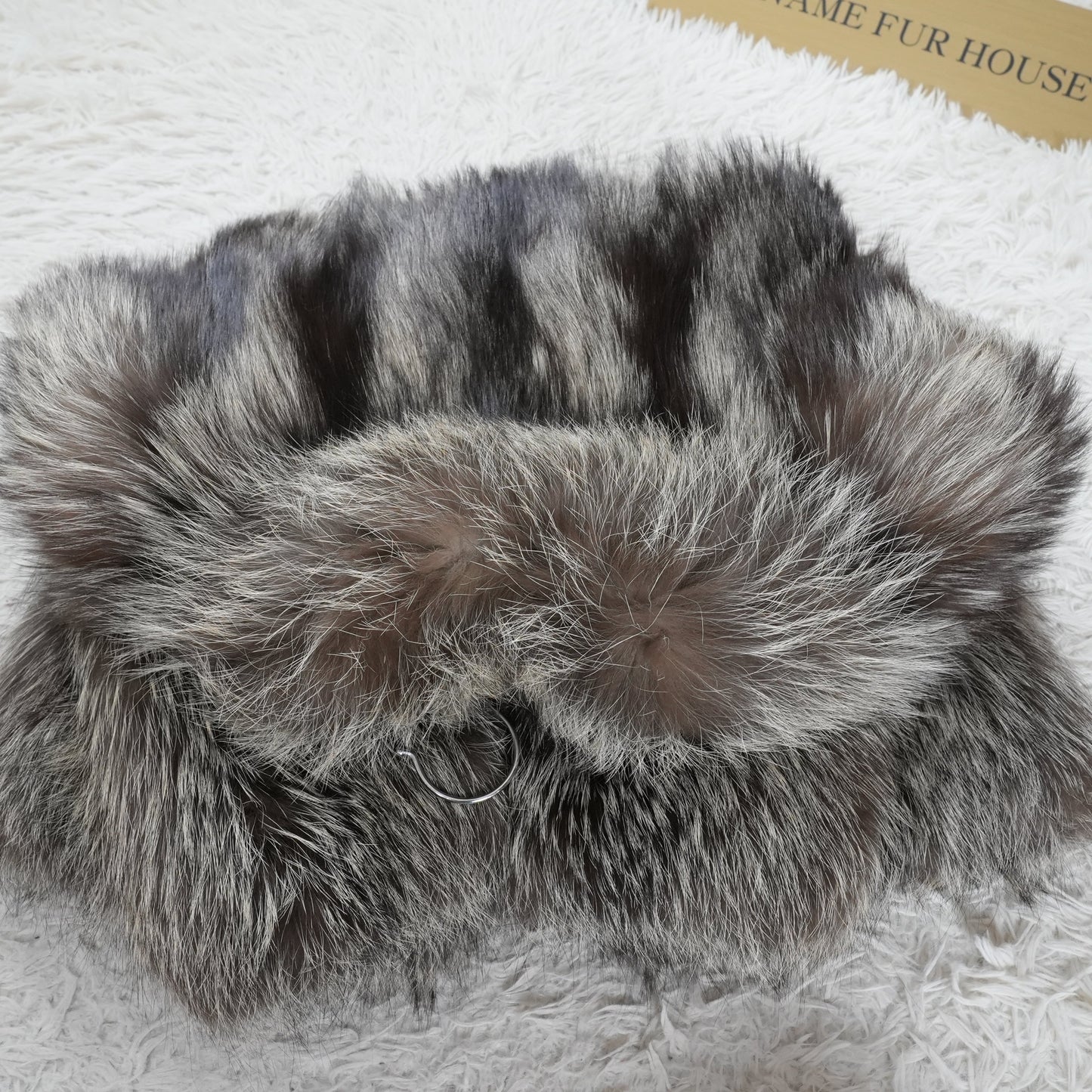 Silver Fox Fur Coat - Genuine Vintage Fur From Japan