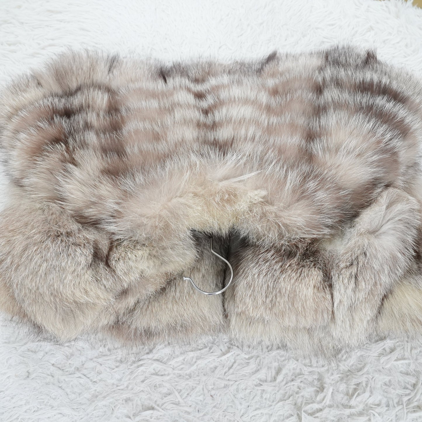 BlueFrost Fox Fur Coat SAGA FOX - Genuine Vintage Fur From Japan