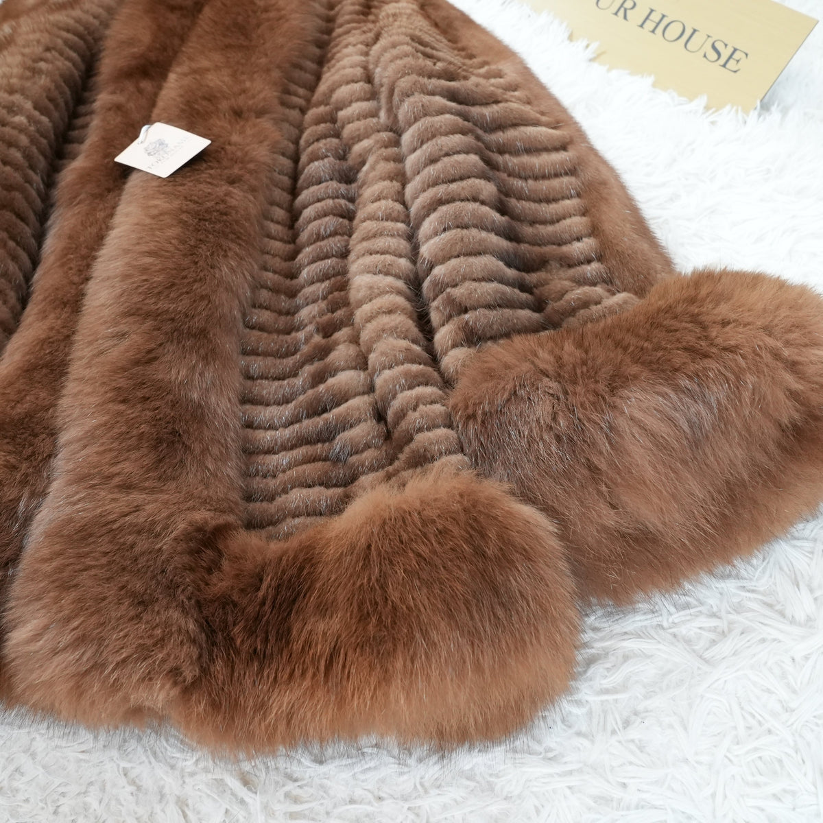 Mink and Fox Fru Coat - Genuine Vintage Fur From Japan